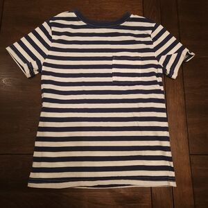 Carter's Blue and White Striped Tee Size 6